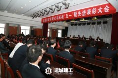 <b>公司召開慶?！拔逡弧濒邉谀Ｏ冗M表彰大會</b>
